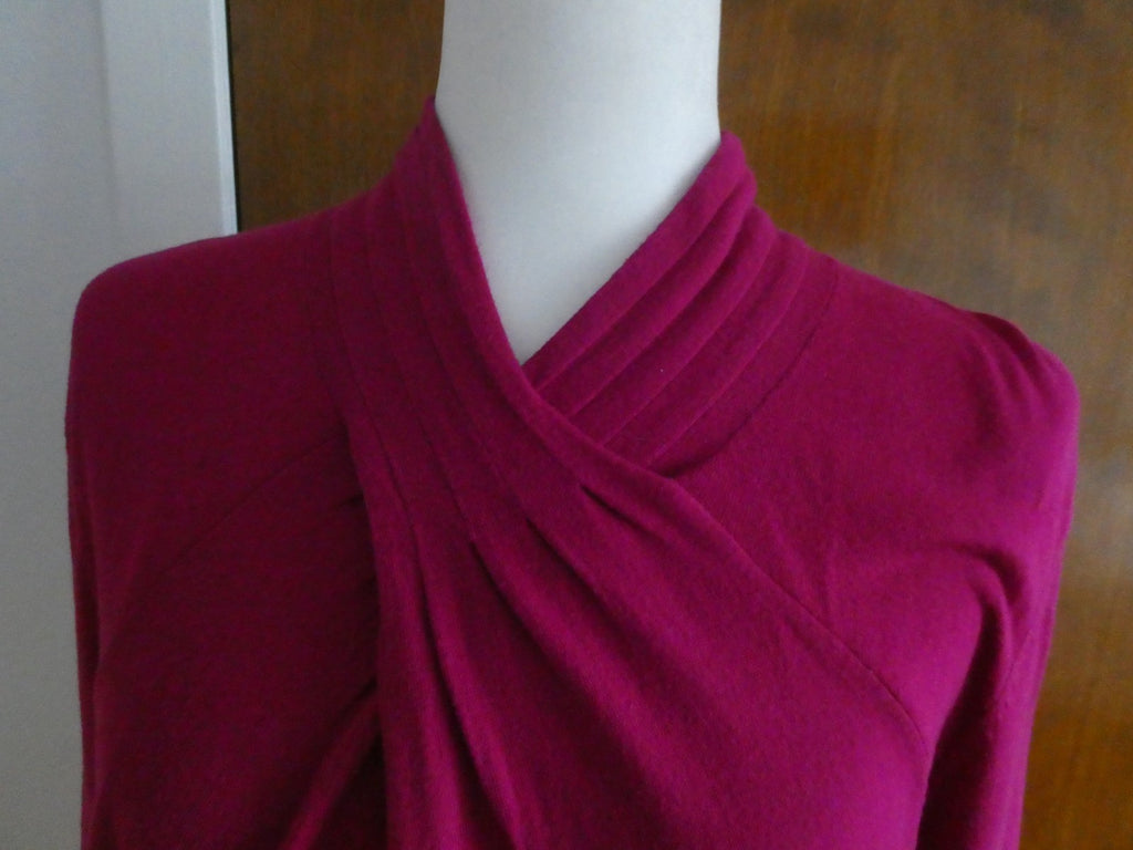 Jones New York Signature Women's Sweater Top Magenta Pink Cotton Modal Size 1X