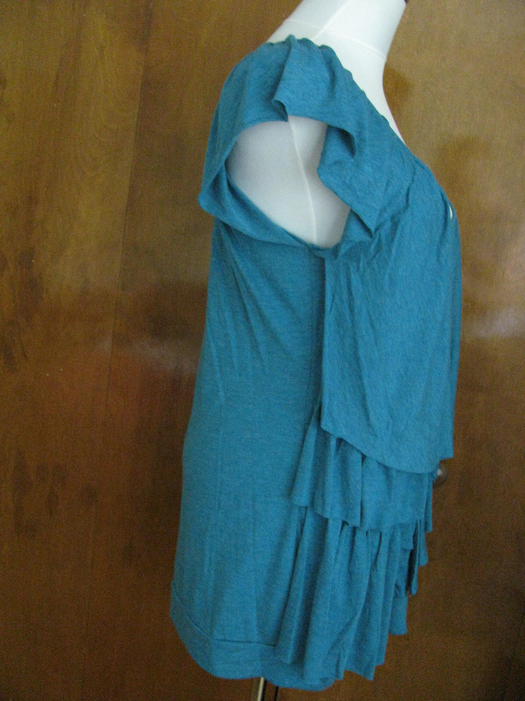 Buffalo David Britton women's green  tunic top XLarge  NWT fits Large