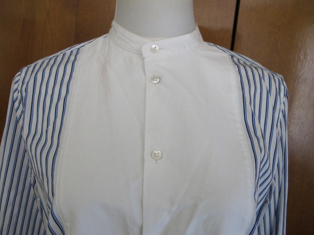 Polo Ralph Lauren women’s white blue gorgeous cotton New long sleeves dress 10