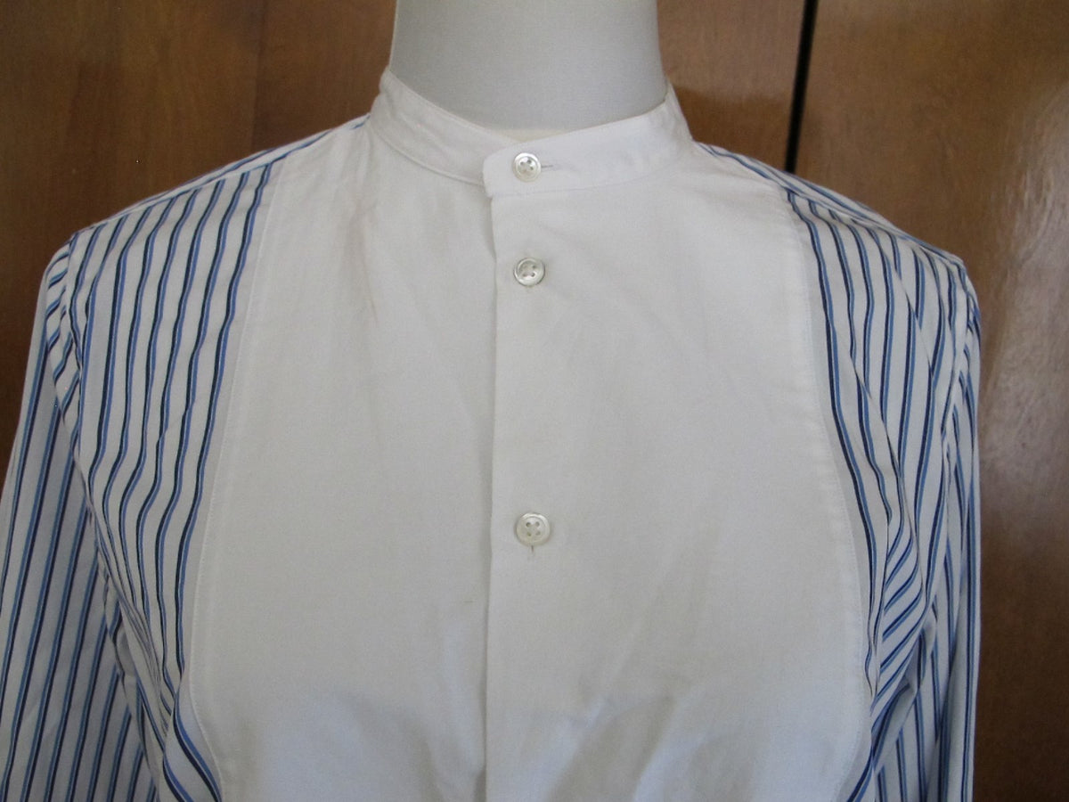 Polo Ralph Lauren women’s white blue gorgeous cotton New long sleeves dress 10