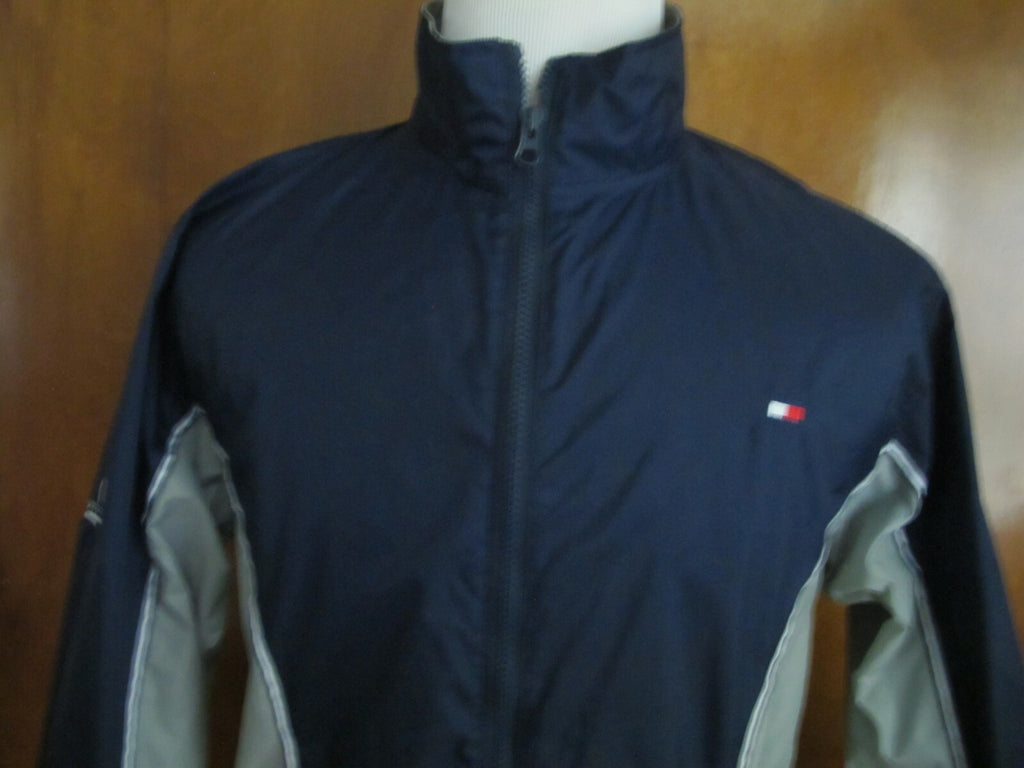 Tommy Hilfiger navy/gray boys XL zip out jacket 