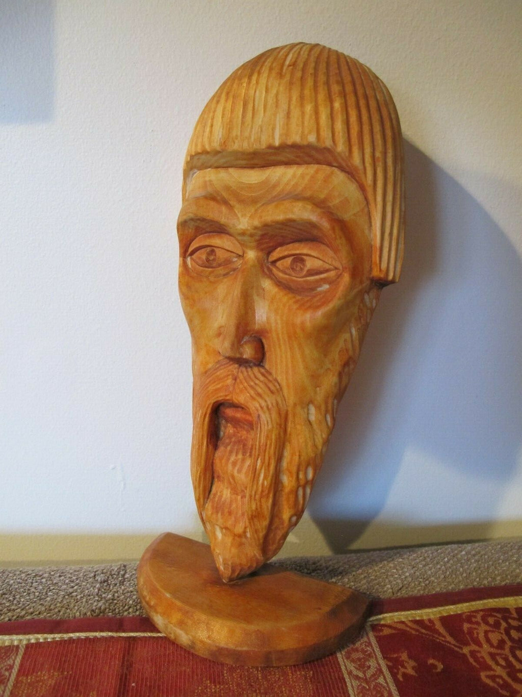 Vintage Russian Wooden Hand Made Art
