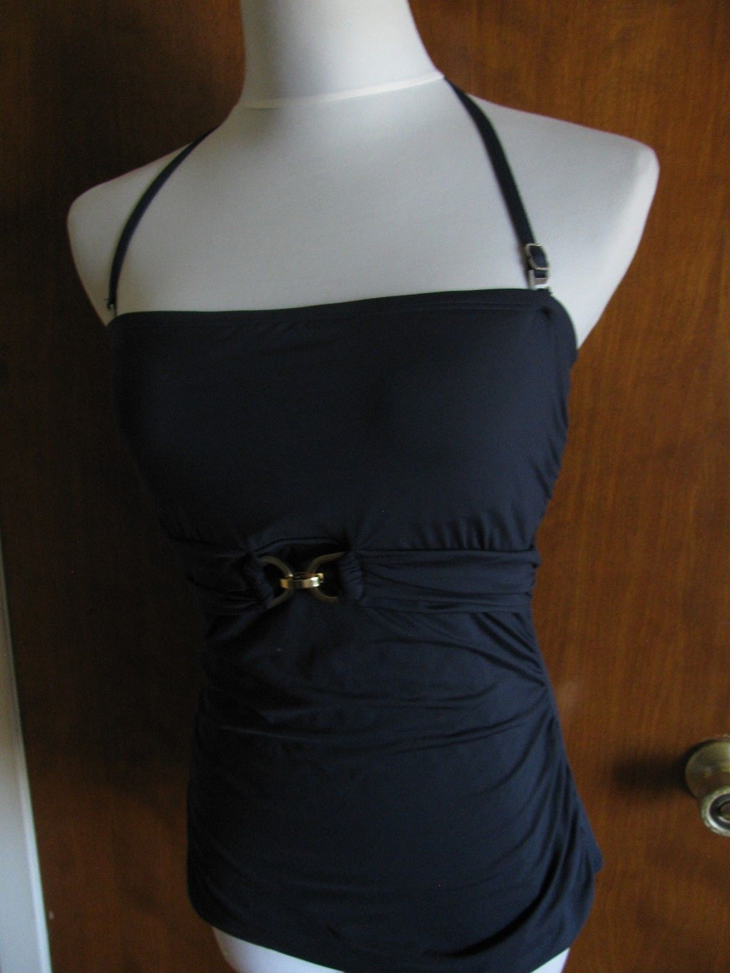 Michael Kors women's navy bedding suit top size Large 