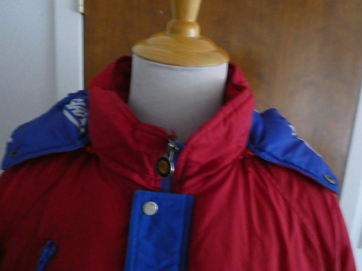 Vintage NFL New York Giants Winter Jacket Men’s Red/Blue Size Xlarge