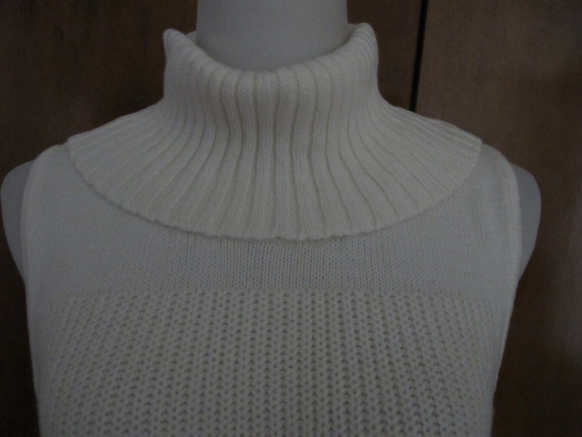Anthropologie women’s off white dress Large NWT
