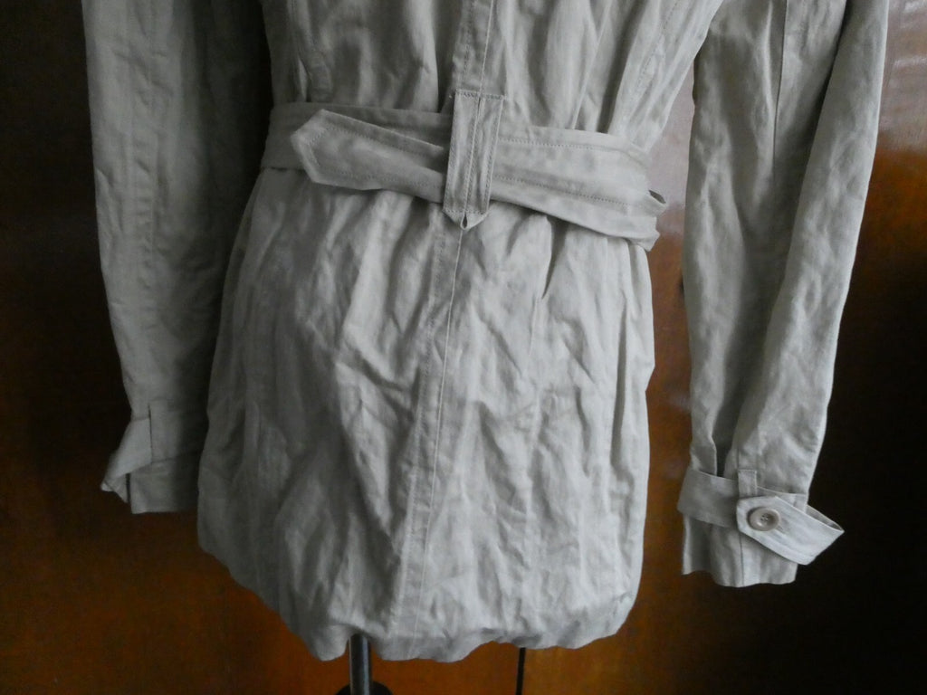 Vince women’s khaki detailed lined coat Size Large NWT