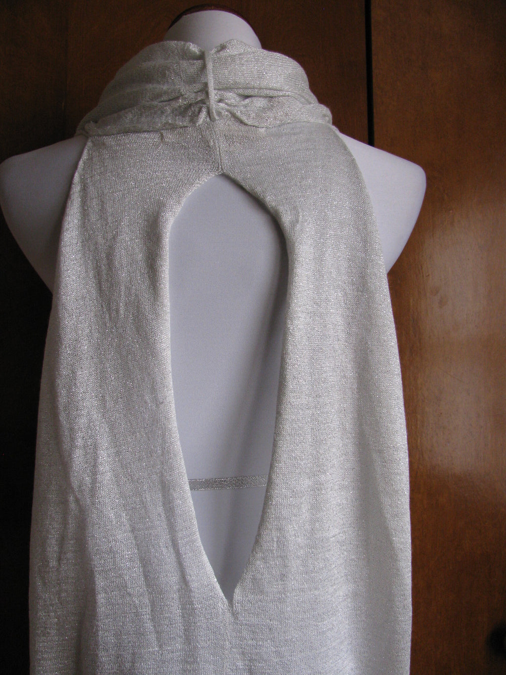 Rachel Roy women's light silver fancy top size Small 