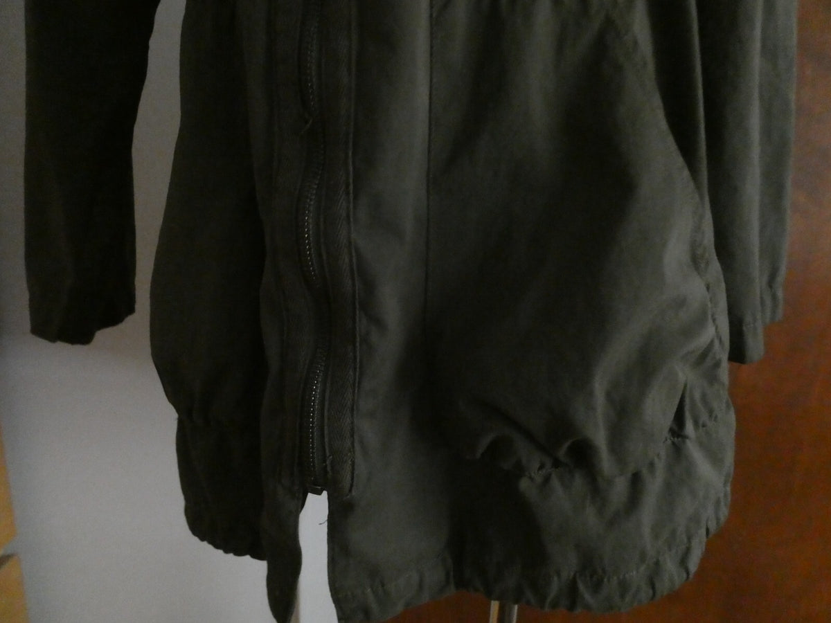 Mossimo Supply Co Women’s Olive Green Water Resistant Hood Jacket Size Small