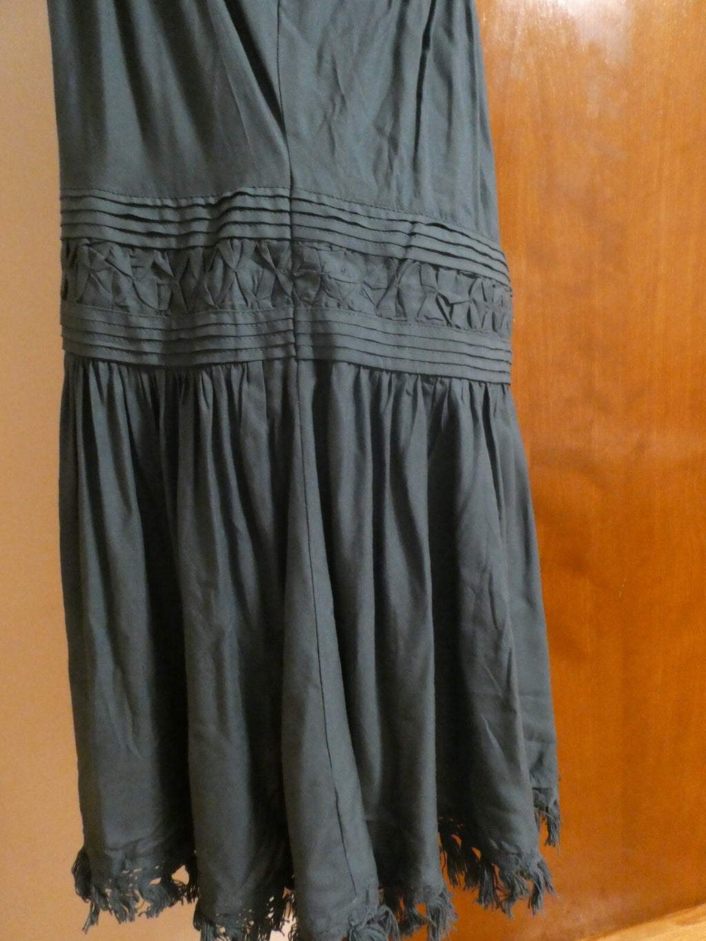 Anthropologie Floreat women's green 100% viscose dress