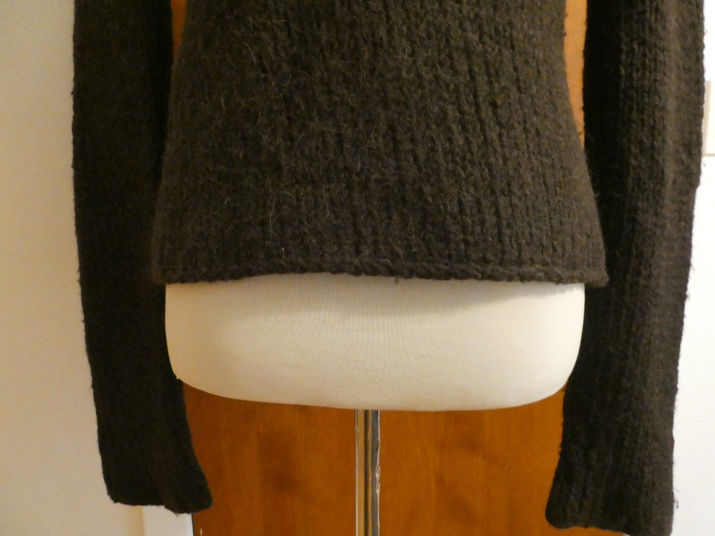 Juicy Couture Brown Wool Blend Cardigan Sweater Women’s Medium (Fits Small)