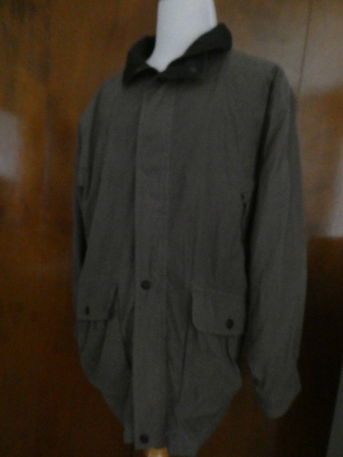 Forest Club by Rainforest Men’s Brown Green Casual Coat Jacket Zip Large