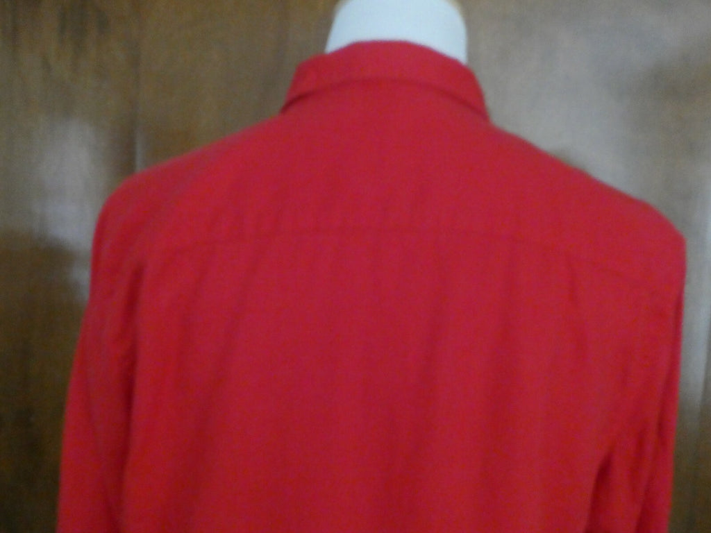 Jones New York Sport Woman 100% linen red long sleeves stylish top