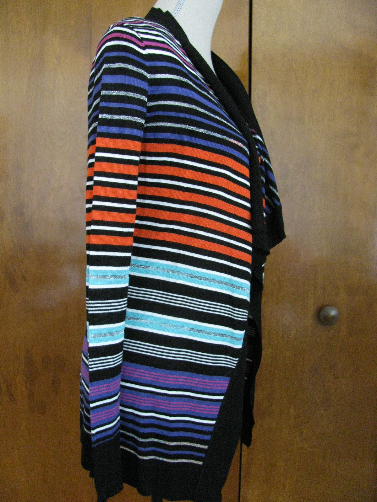 Calvin Klein women's multicolored lurex rayon cardigan 2 pcs set Size Xsmall New