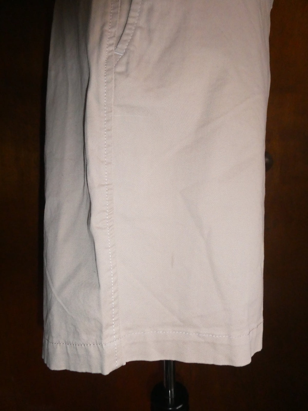 U.S. POLO ASSN. Women Beige Khaki Chino Bermuda Shorts Size 16 (Fits Like 14)