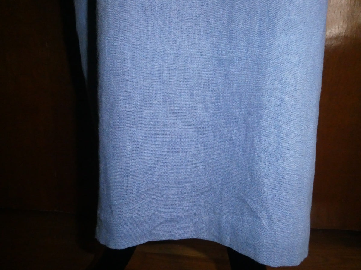 Ultra Dress New York  Lilac Linen Blend Embroidered Floral Maxi Dress Lined 10