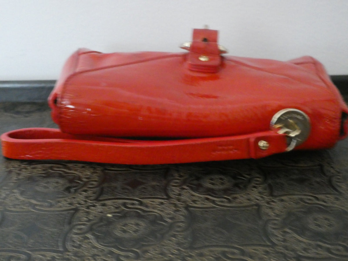 Vintage Kate Spade Women’s Patent Leather Wristlet Red Small Wallet