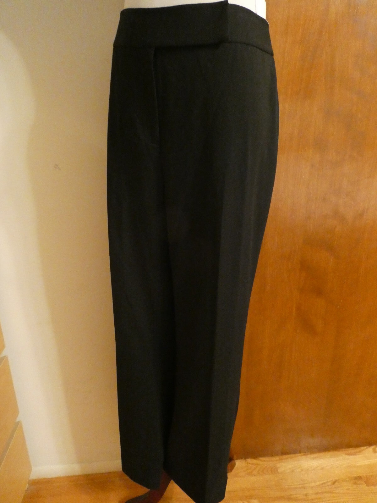 Tahari Arthur S. Levine women's g black full lined dress pants wide leg size 14
