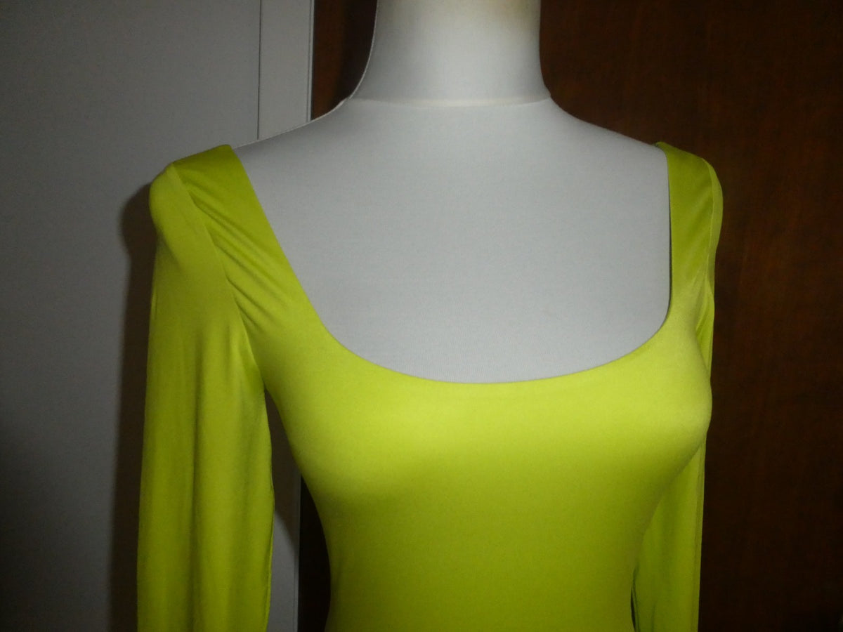 Lululemon Bodysuit Wundermost Nulu Long Sleeve Thong Lime XS, M, L, XL