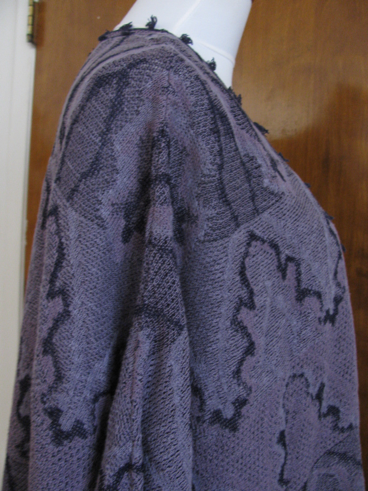 Free People women’s midnight open front flowing sleeves cardigan Medium New