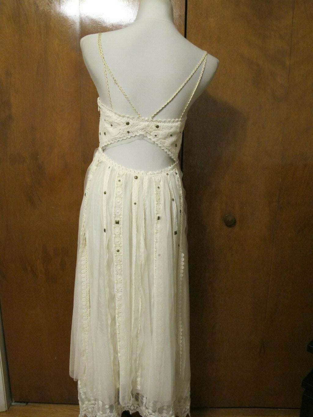Free People women’s ivory Lace Party Dress New