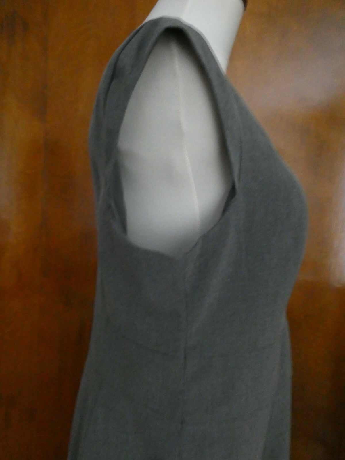 Off 5th Saks Fifth Avenue Women's Black Label Gray Lined Dress 14 (fits 12)