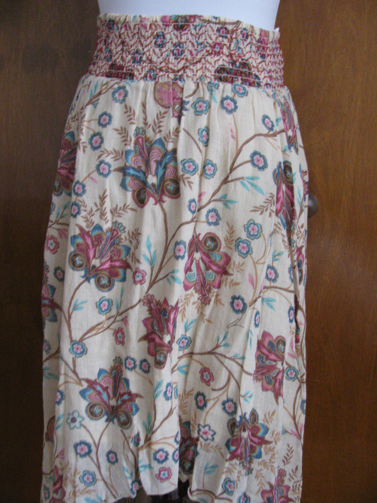 Denim & Supply Asymmetric Lined Multi Color 100% Cotton Skirt New