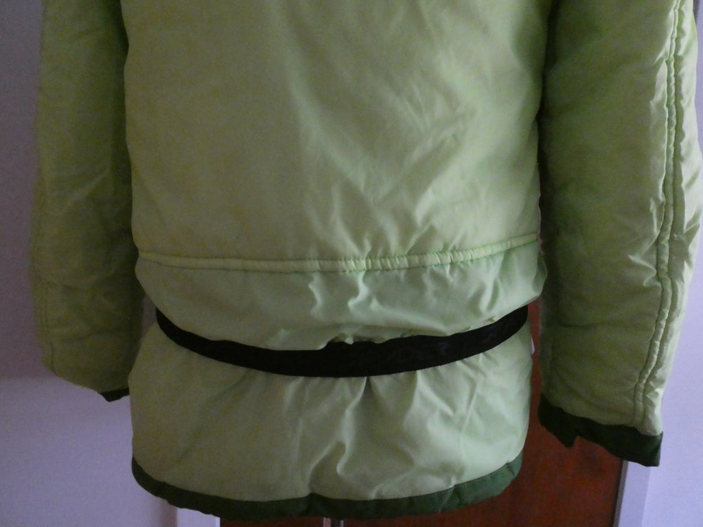 Spyder Kids Sz 16 Ski Jacket Blue Gray Green Hooded 3M Thinsulate Insulated Coat