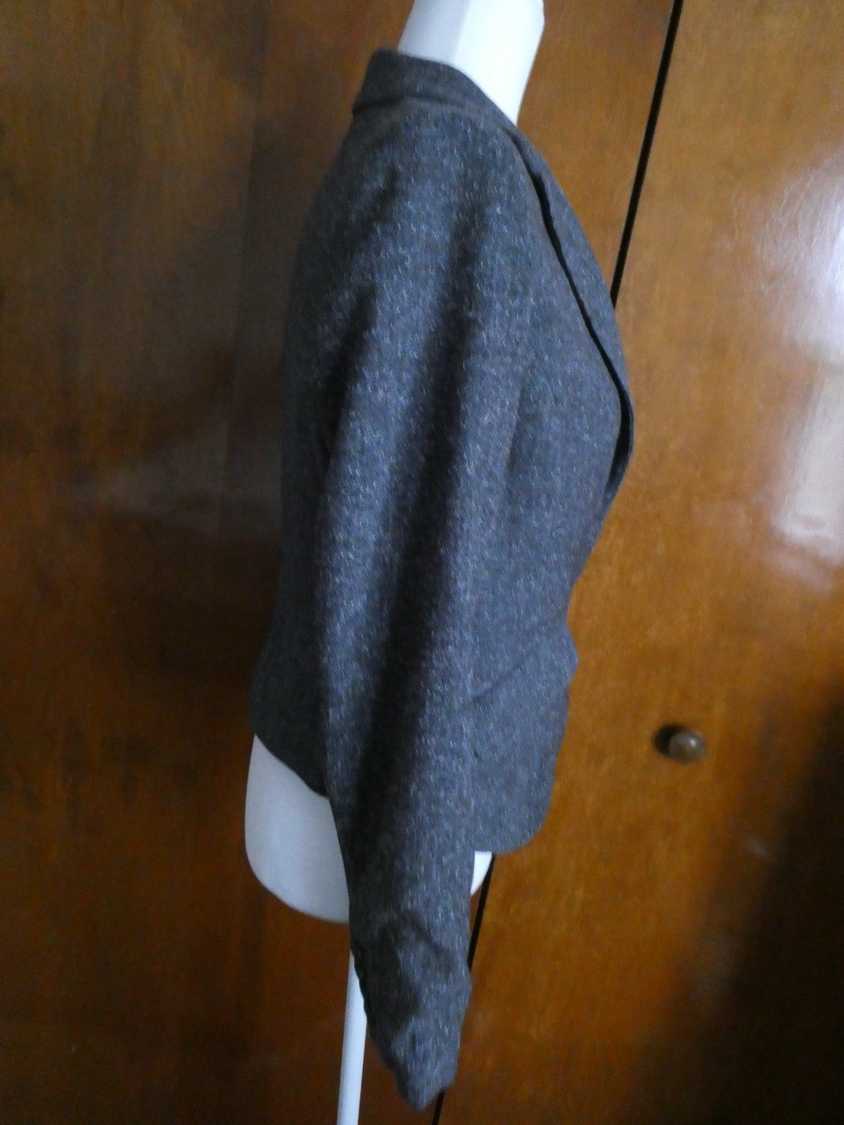 French Connection Women's Gray One Button Blazer Jacket Lined Size 4 Career