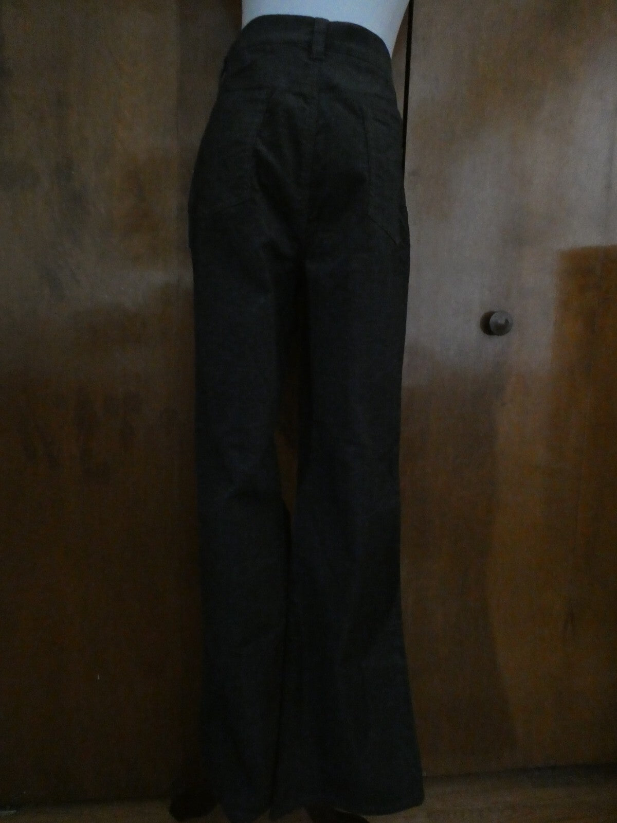 Jones New York Signature women's cotton dark gray pants wide leg at bottom SZ 10