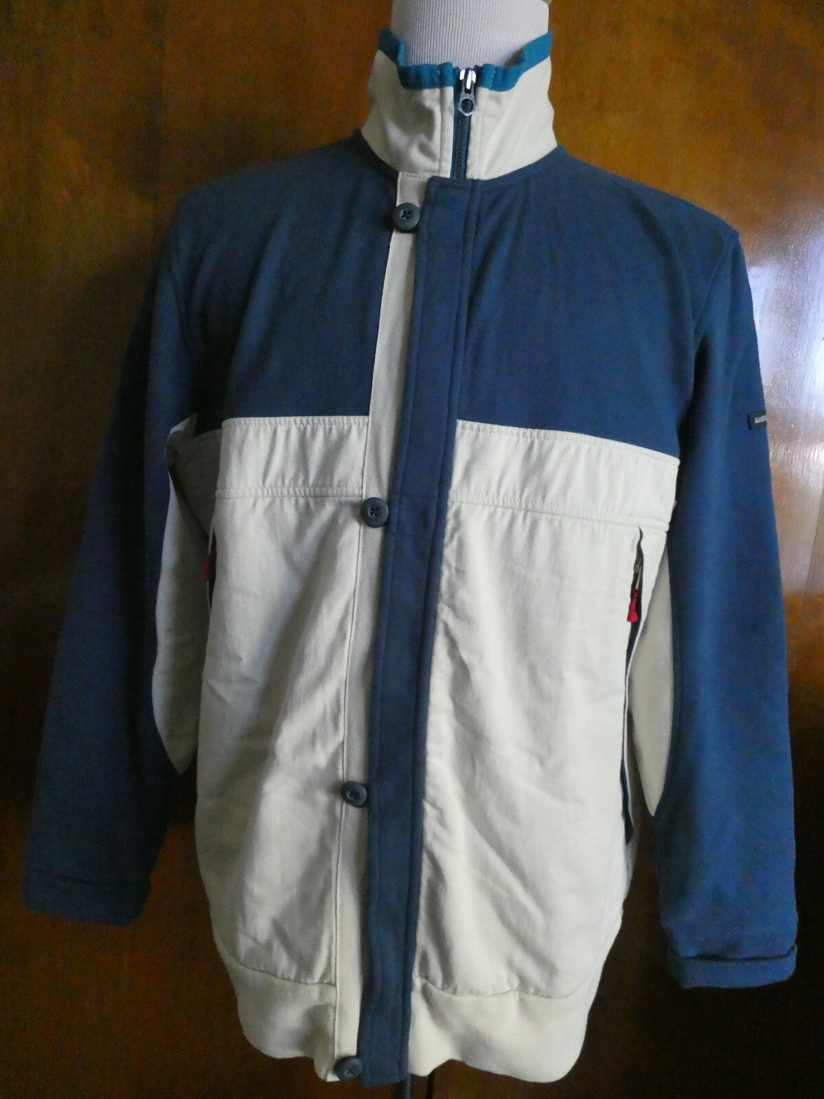 Nautica Jeans men’s lapis blue a seasonal color soft flannel pullover New