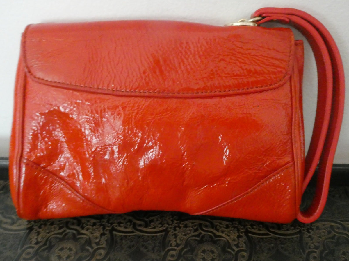 Vintage Kate Spade Women’s Patent Leather Wristlet Red Small Wallet