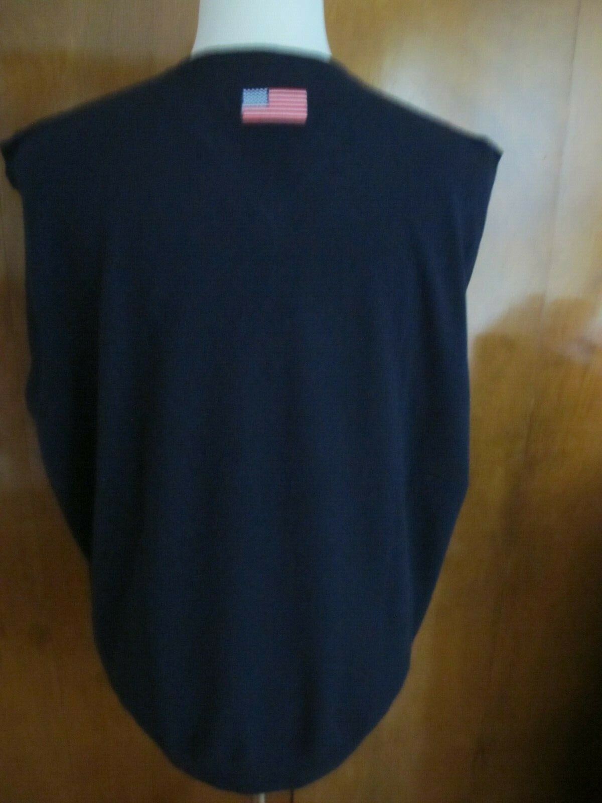 Lacoste men's navy cashmere V-neck vest 3XL(Runs small) fits 2XL