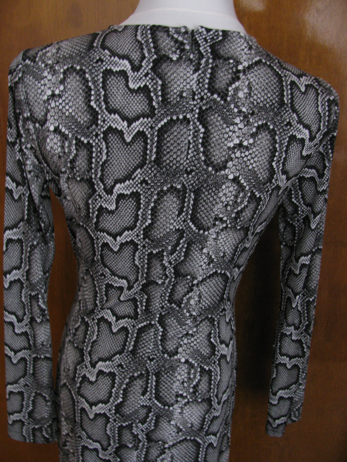 Michael Kors women’s snake print faux wrap long sleeves dress Size PM, PL, PS