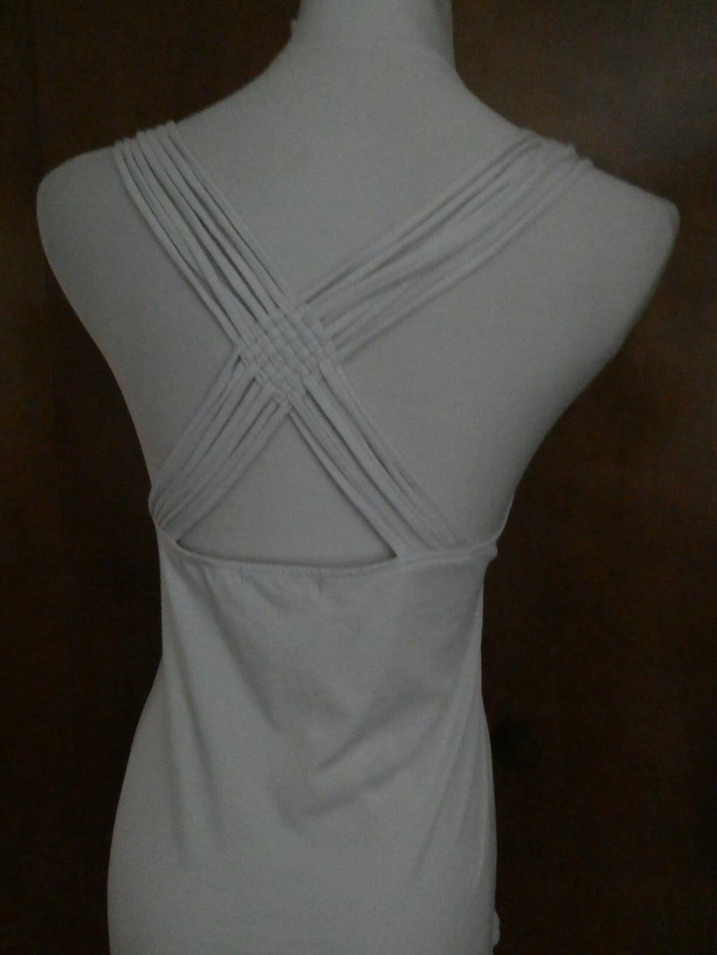 Gap women's light gray detailed top Large 