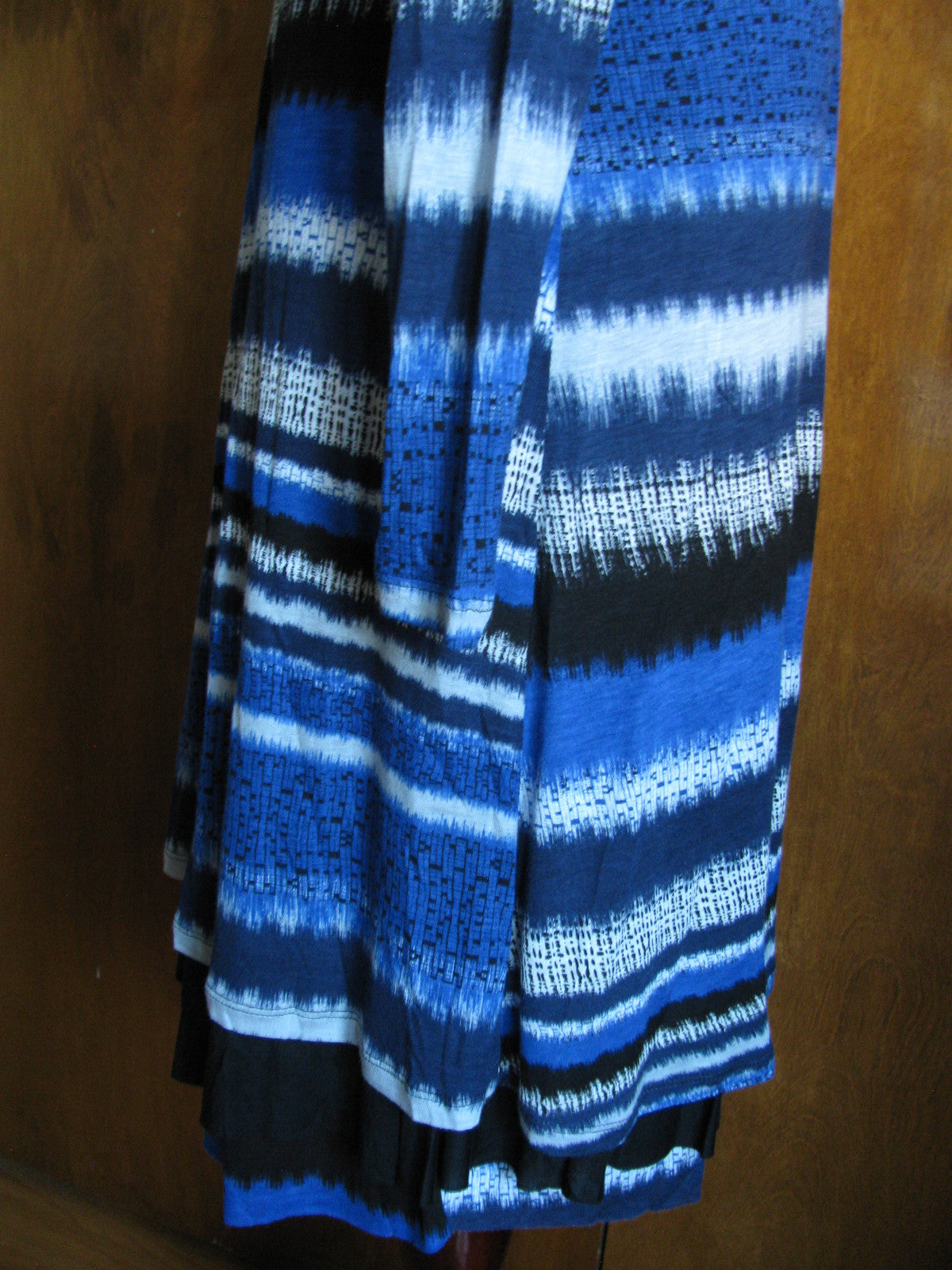 Kensie women’s empire blue combo lined dress Small 