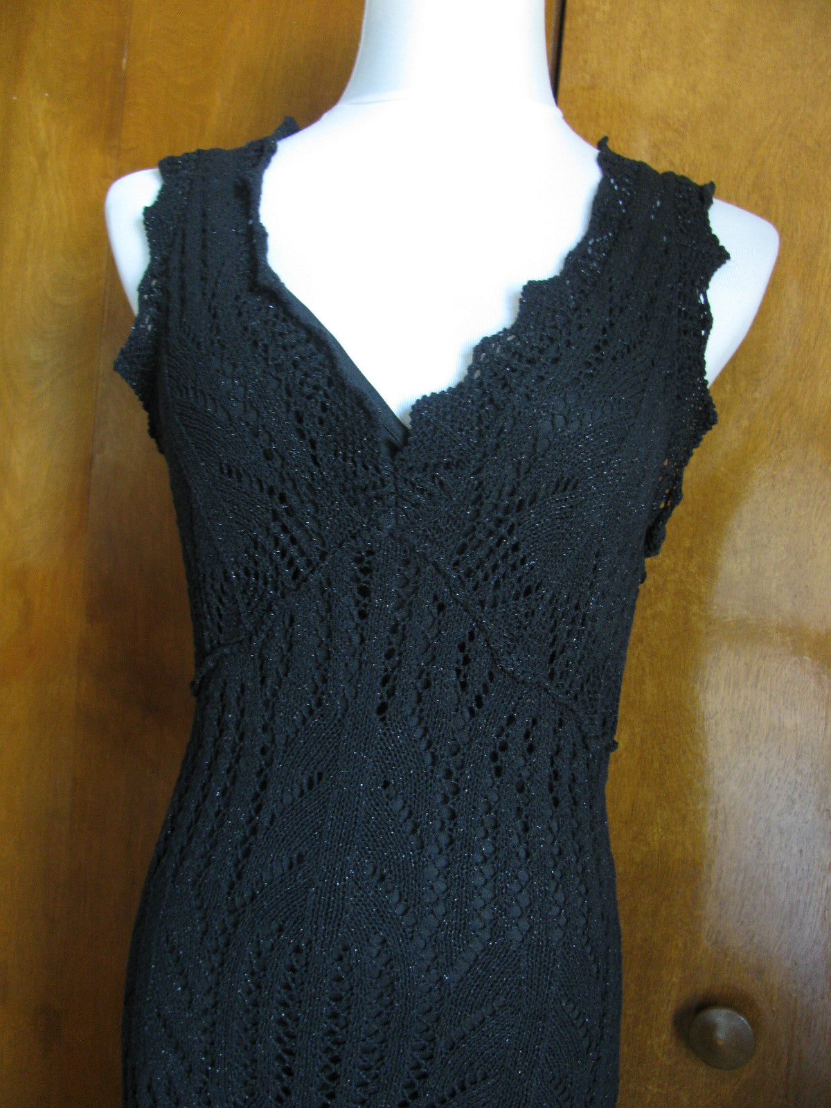 Guess women’s jet black pointtele dress New