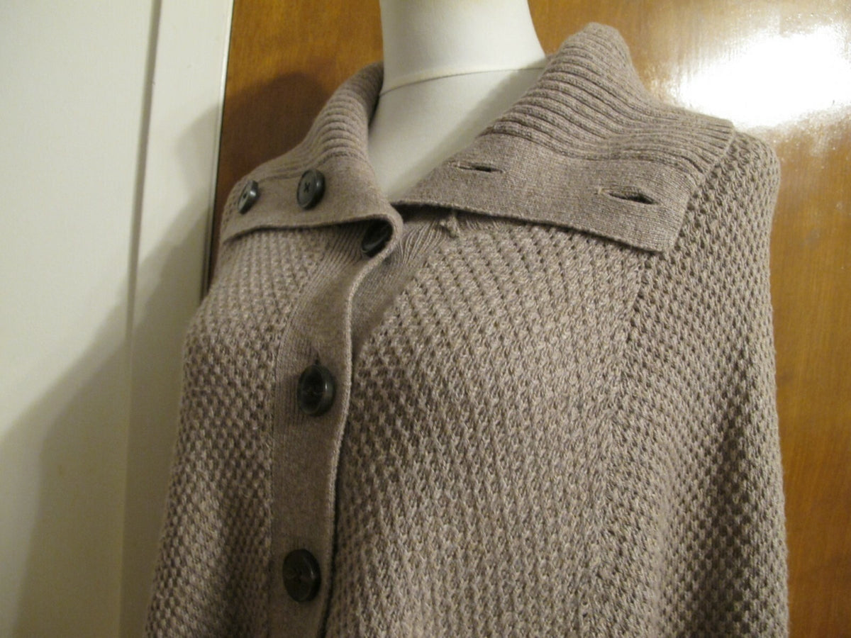 Gap Poncho  Women's Beige With Pockets Medium
