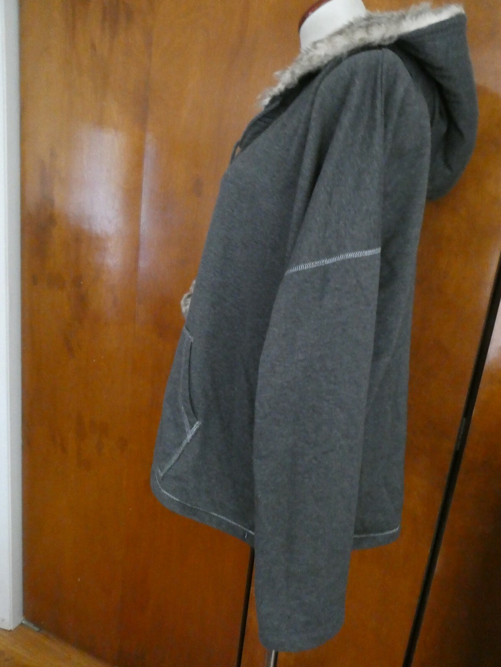 Unbranded Women's Fleece hooded Sweater Jacket Size Large