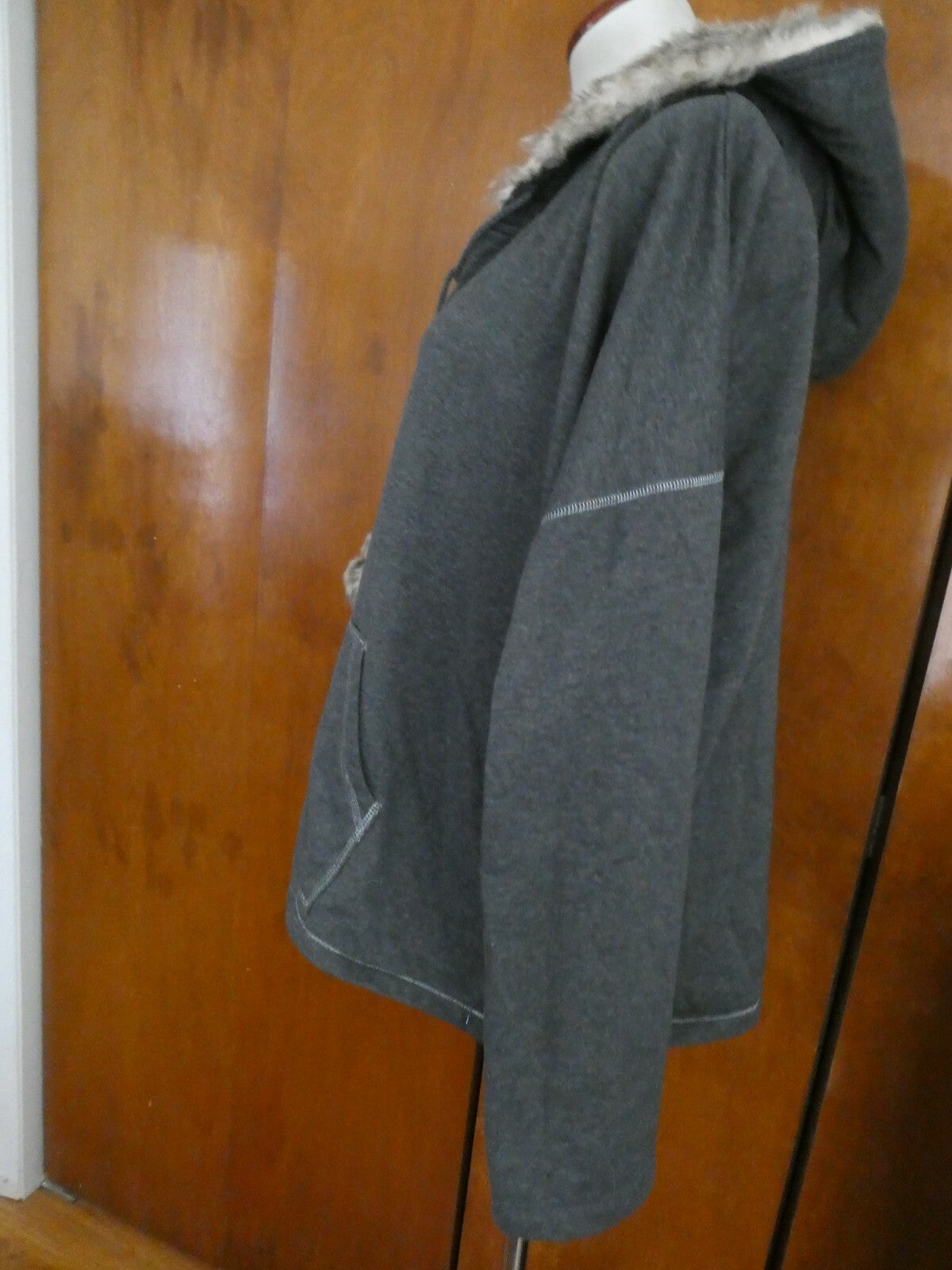 Unbranded Women's Fleece hooded Sweater Jacket Size Large
