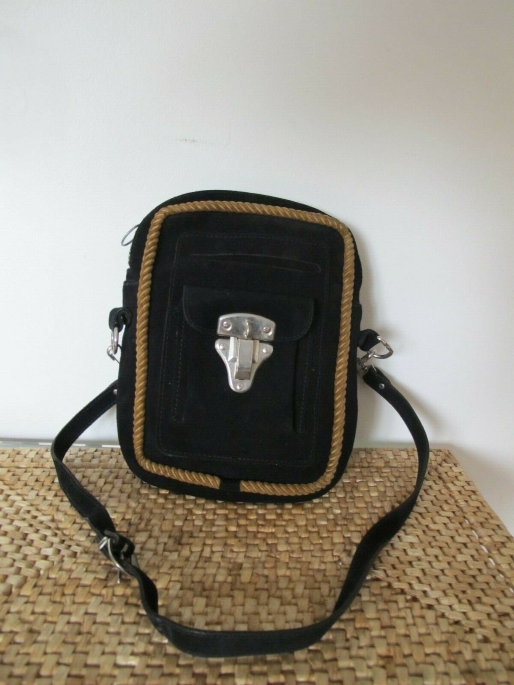 Vintage Women’s Leather Suede Shoulder Bag Bought In Italy