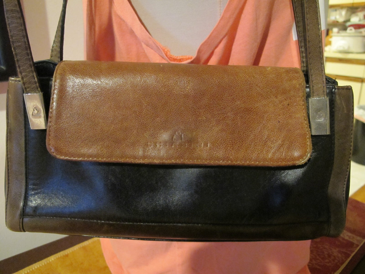 Chiarini Vintage Women’s Brown Foldover Leather Bag Purse
