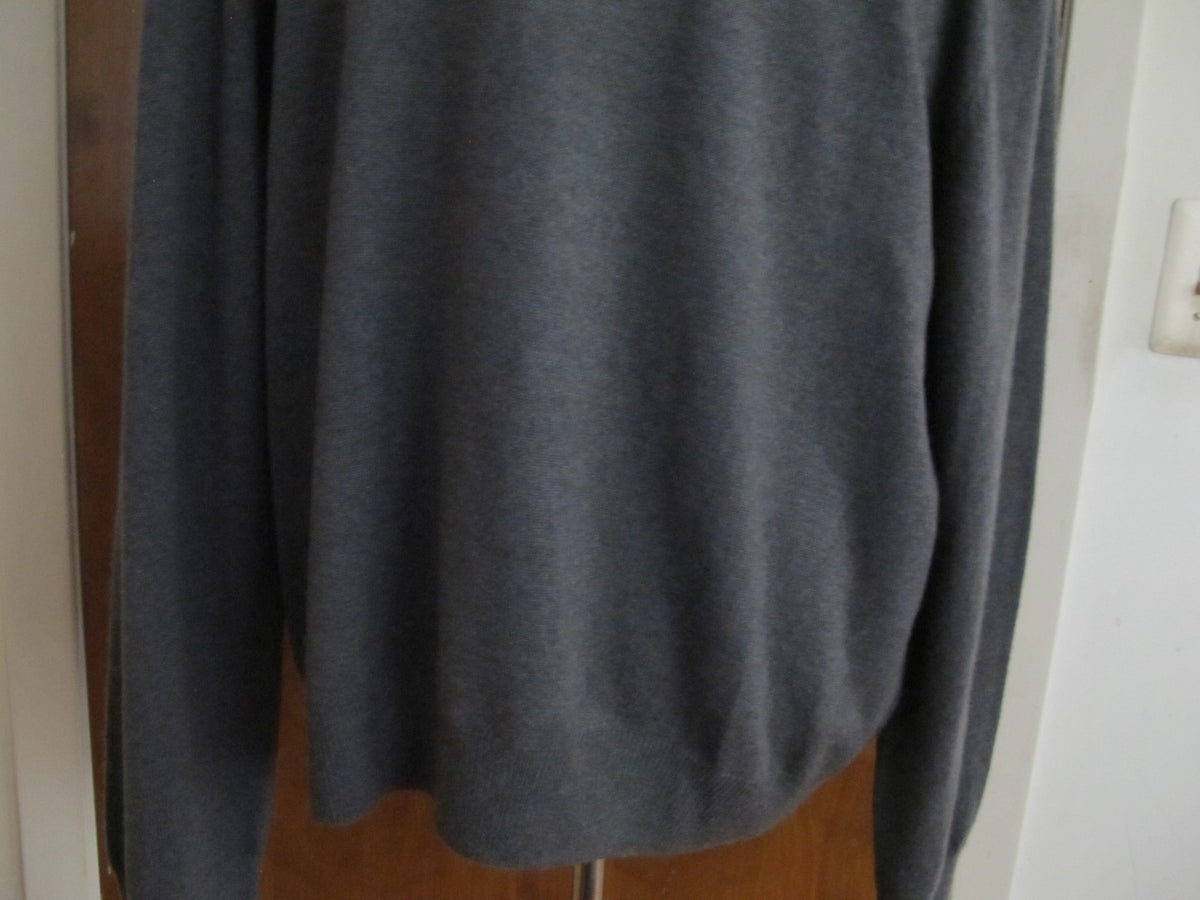 Bloomingdale's men's gray cashmere zipper sweater sIze XXL NWT 