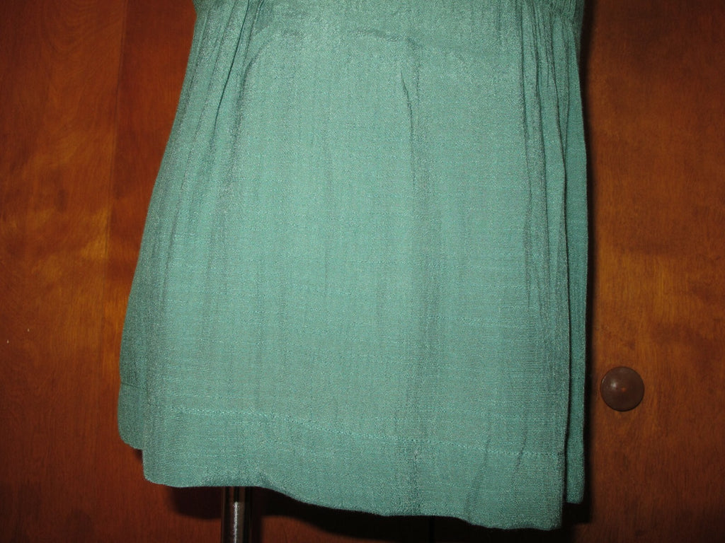 Anthropologie Maeve  Women's Green Rayon Top Medium
