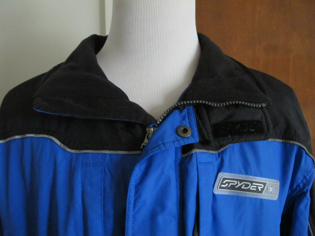 Spyder Men’s Blue/Black Coat Jacket Full Zip Large 