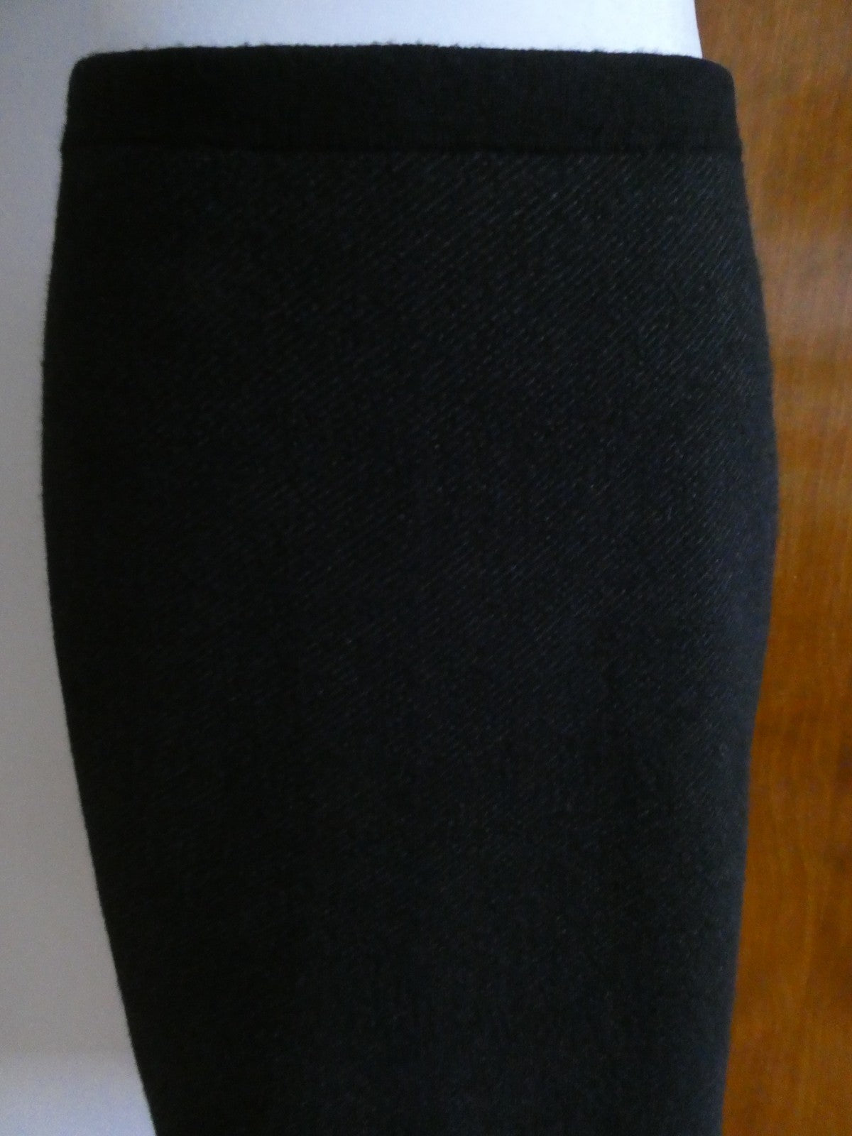 Eileen Fisher Women’s Black Wool Blend Pencil Skirt Size Large New w/Tag $198
