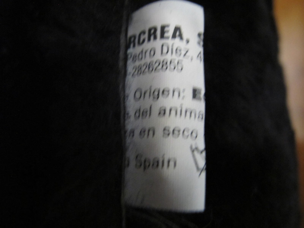 Adarcrea Petro Diez Women Shearling Sheepskin Fur Full Length Coat Sz38 US Sz 8