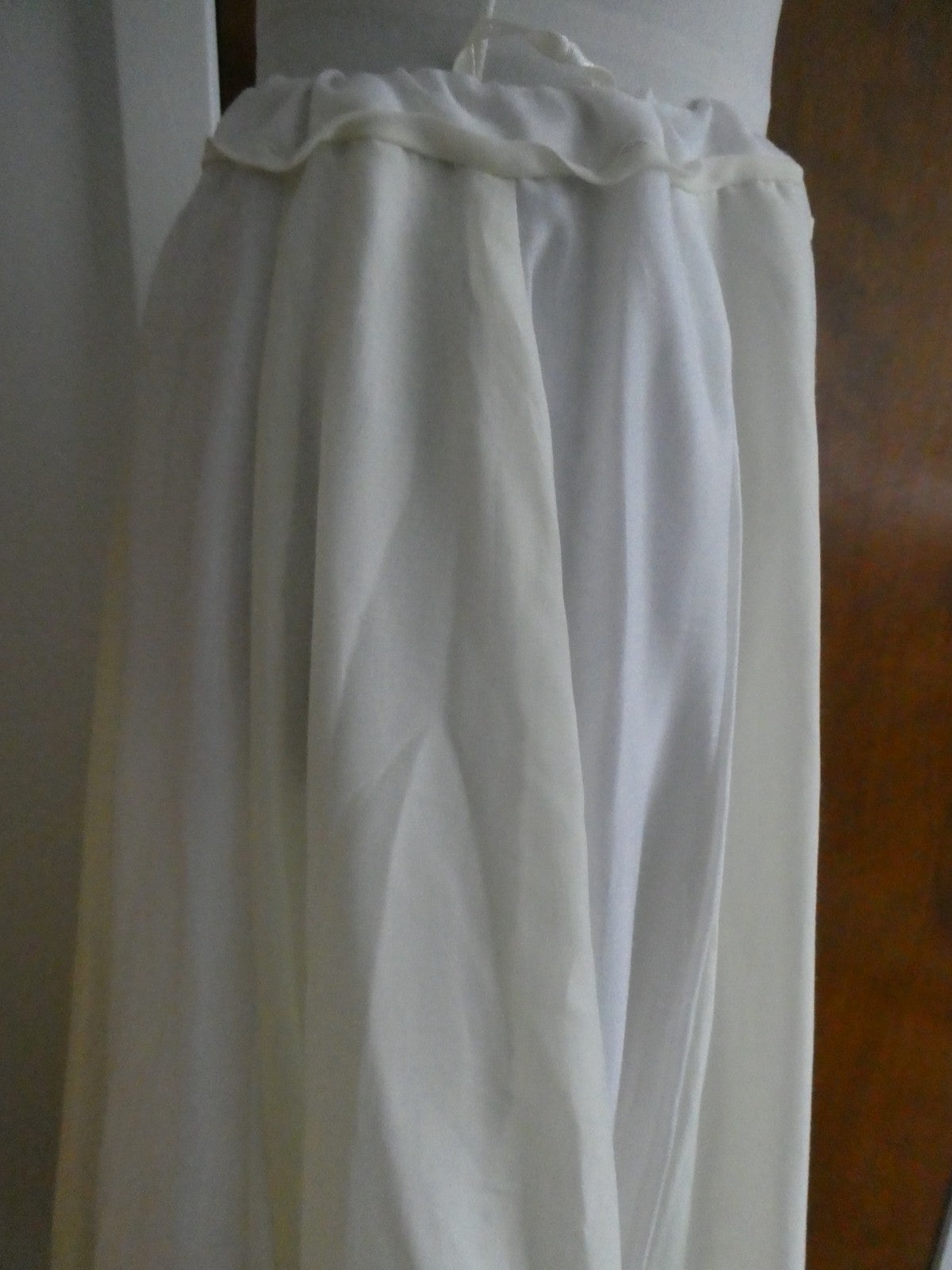 Mix Nouveau Women’s Long Lined Skirt Vanilla Size Medium NWT Style #24712