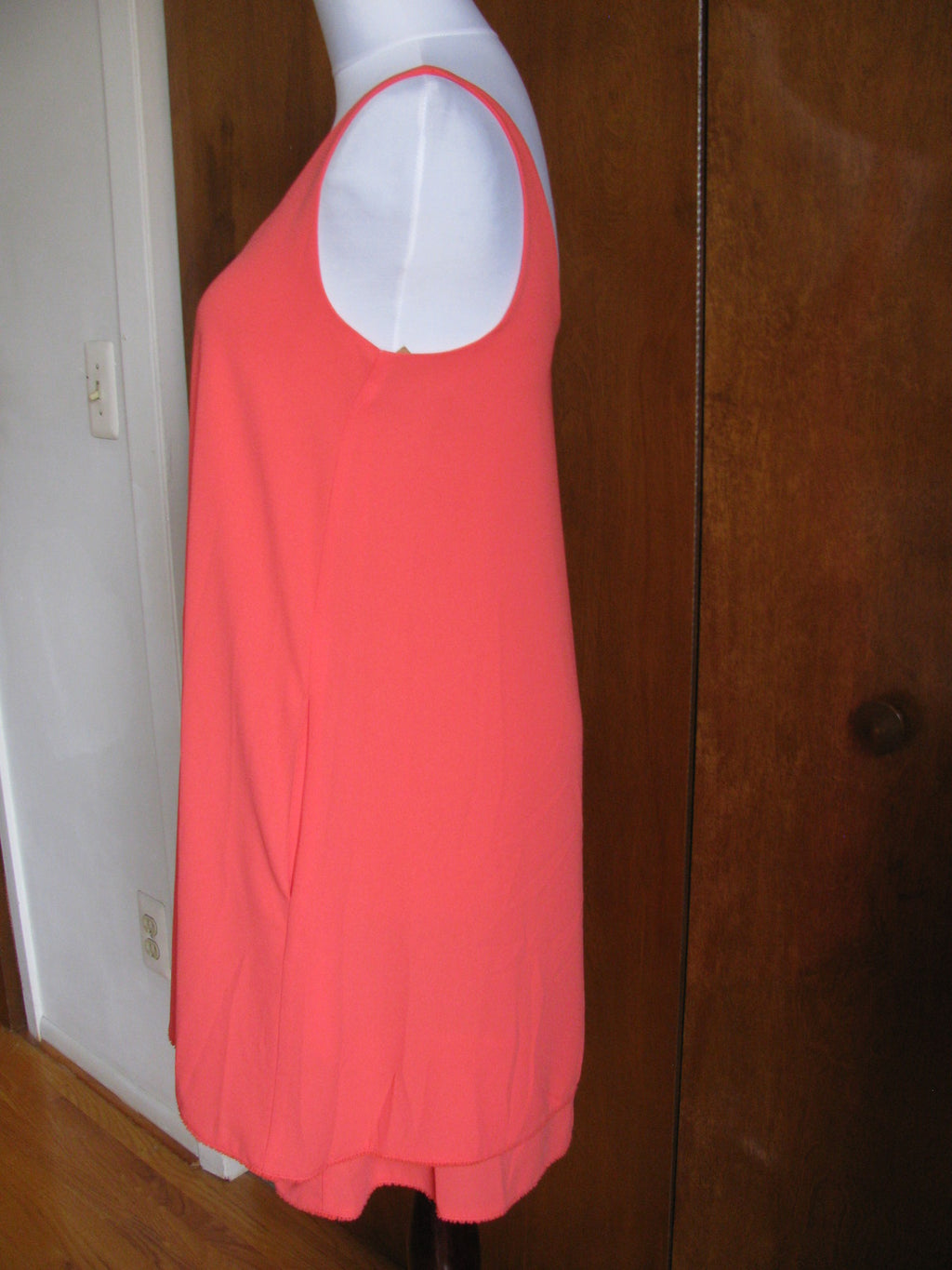 Rachel Rachel Roy women's red lined layer mini summer dress Size Xsmall 