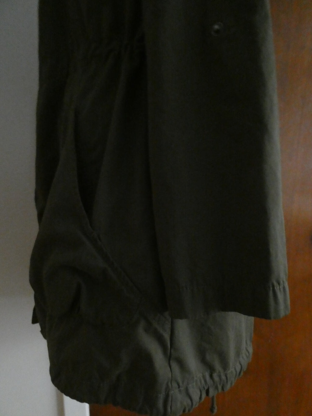 Mossimo Supply Co Women’s Olive Green Water Resistant Hood Jacket Size Small