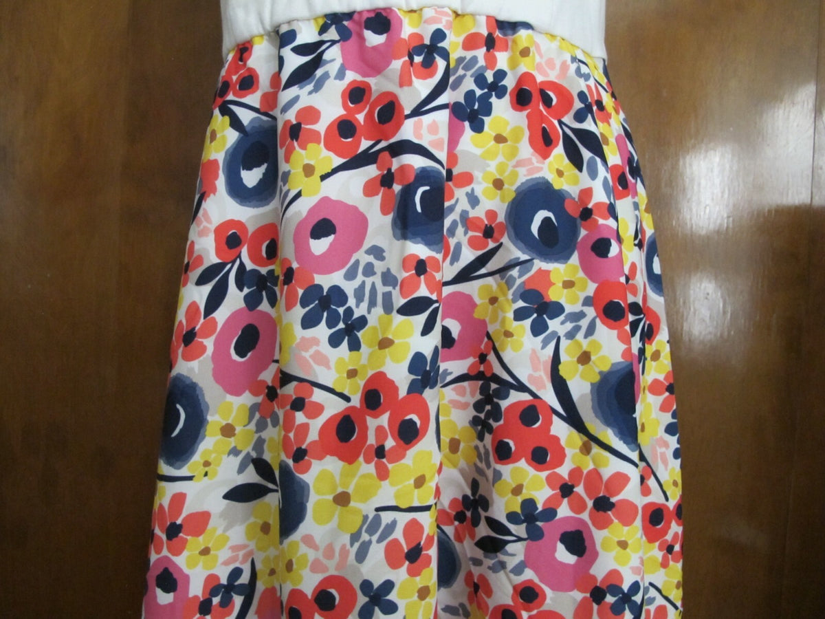  Anthropologie Hutch women’s multicolor lined Asymmetric dress size large New